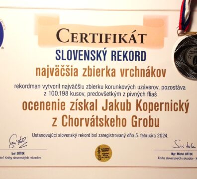 I hold the Slovak record for the largest collection